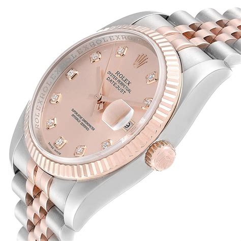 rose gold rolex 36mm|Rolex diamond dial 36mm.